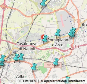Mappa Viale Nilde Iotti, 80038 Pomigliano d'Arco NA, Italia (3.00615)