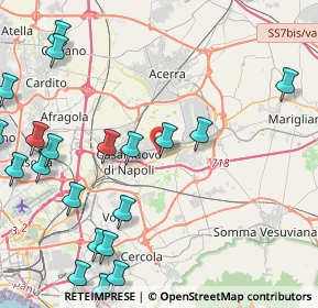 Mappa Viale Nilde Iotti, 80038 Pomigliano d'Arco NA, Italia (6.1165)