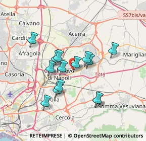 Mappa Viale Nilde Iotti, 80038 Pomigliano d'Arco NA, Italia (3.20429)