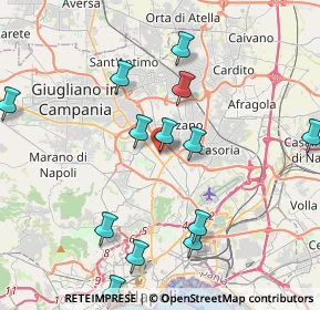 Mappa Cupa Vicinale dell'Arco, 80144 Napoli NA, Italia (5.01714)