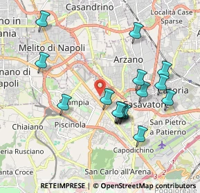 Mappa Cupa Vicinale dell'Arco, 80144 Napoli NA, Italia (1.99188)