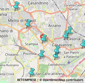 Mappa Cupa Vicinale dell'Arco, 80144 Napoli NA, Italia (2.72417)