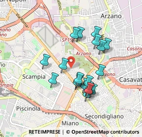 Mappa Cupa Vicinale dell'Arco, 80144 Napoli NA, Italia (0.8365)