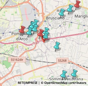 Mappa Via Madonnelle, 80038 Castello di Cisterna NA, Italia (2.08375)