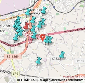 Mappa Via Madonnelle, 80038 Castello di Cisterna NA, Italia (1.0565)