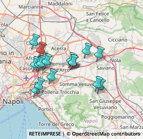 Mappa Via Madonnelle, 80038 Castello di Cisterna NA, Italia (6.47875)