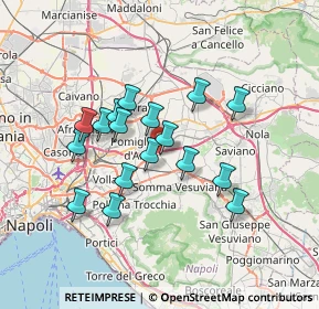 Mappa Via Madonnelle, 80038 Castello di Cisterna NA, Italia (6.32059)