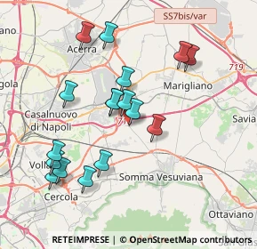 Mappa Via Madonnelle, 80038 Castello di Cisterna NA, Italia (3.90471)