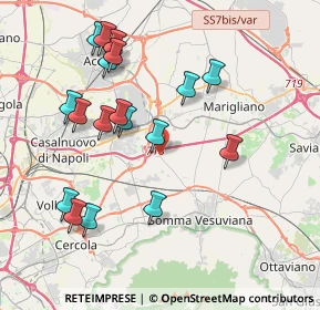 Mappa Via Madonnelle, 80038 Castello di Cisterna NA, Italia (4.355)