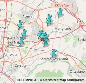 Mappa Via Madonnelle, 80038 Castello di Cisterna NA, Italia (2.97545)