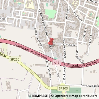 Mappa Via Abate Felice Toscano, 176, 80038 Pomigliano d'Arco, Napoli (Campania)