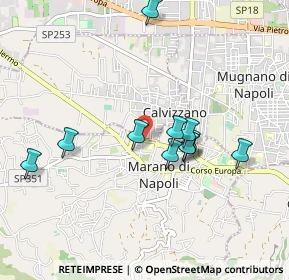 Mappa Calvizzano, 80016 Marano di Napoli NA, Italia (0.88909)