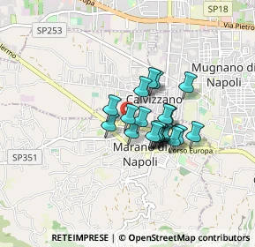 Mappa Calvizzano, 80016 Marano di Napoli NA, Italia (0.5815)