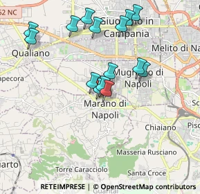 Mappa Calvizzano, 80016 Marano di Napoli NA, Italia (1.93667)