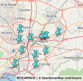 Mappa Via Comunale delle Puglie, 80013 Casalnuovo di Napoli NA, Italia (3.83364)