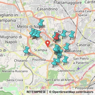 Mappa Via Gran Sasso, 80144 Napoli NA, Italia (1.5865)