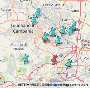 Mappa Via Gran Sasso, 80144 Napoli NA, Italia (3.85455)