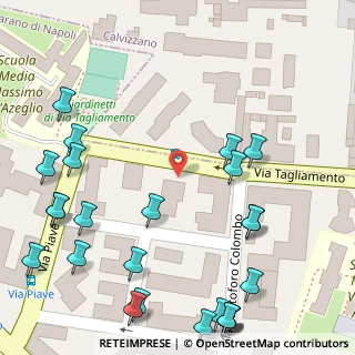 Mappa Via Brenta, 80016 Marano di Napoli NA, Italia (0.088)