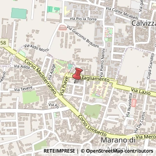 Mappa Via Dora, 34, 80016 Marano di Napoli, Napoli (Campania)