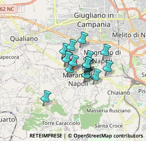Mappa Via Brenta, 80016 Marano di Napoli NA, Italia (1.00556)