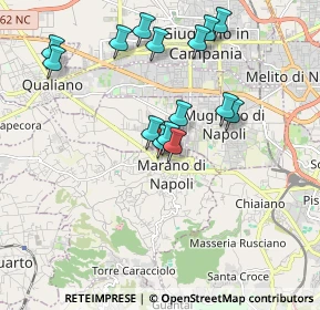 Mappa Via Brenta, 80016 Marano di Napoli NA, Italia (1.94067)