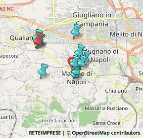 Mappa Via Brenta, 80016 Marano di Napoli NA, Italia (1.3725)