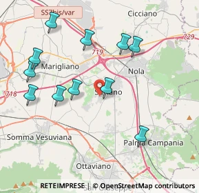 Mappa Via Giovanni da Nola, 80039 Saviano NA, Italia (4.46455)
