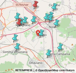Mappa Via Giovanni da Nola, 80039 Saviano NA, Italia (4.61375)