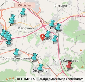 Mappa Via Giovanni da Nola, 80039 Saviano NA, Italia (5.63882)