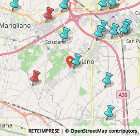 Mappa Via Giovanni da Nola, 80039 Saviano NA, Italia (3.0725)