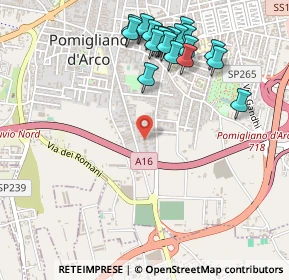 Mappa Via Pola, 80038 Pomigliano d'Arco NA, Italia (0.6115)