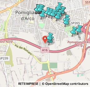 Mappa Via Pola, 80038 Pomigliano d'Arco NA, Italia (0.6045)