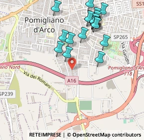 Mappa Via Pola, 80038 Pomigliano d'Arco NA, Italia (0.5805)