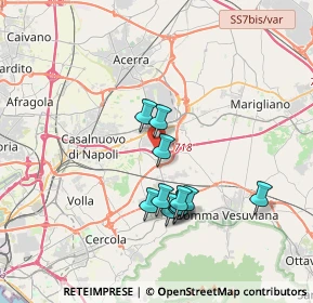 Mappa Via Pola, 80038 Pomigliano d'Arco NA, Italia (3.30091)