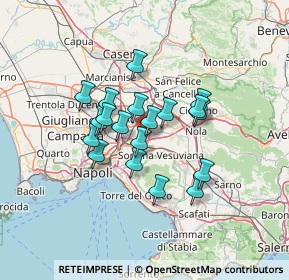 Mappa Via Pola, 80038 Pomigliano d'Arco NA, Italia (10.95368)