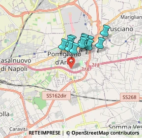 Mappa Via Pola, 80038 Pomigliano d'Arco NA, Italia (1.25538)
