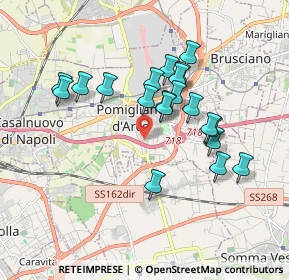 Mappa Via Pola, 80038 Pomigliano d'Arco NA, Italia (1.7285)