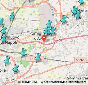 Mappa Via Pola, 80038 Pomigliano d'Arco NA, Italia (3.1835)