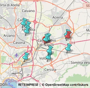 Mappa Via Madre Teresa di Calcutta, 80013 Casalnuovo di Napoli NA, Italia (3.34)