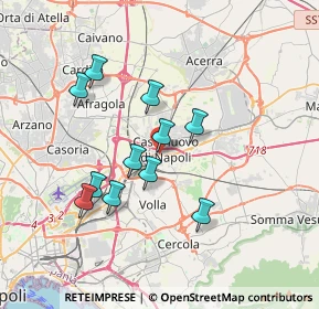 Mappa Via Madre Teresa di Calcutta, 80013 Casalnuovo di Napoli NA, Italia (3.36)