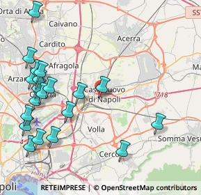 Mappa Via Madre Teresa di Calcutta, 80013 Casalnuovo di Napoli NA, Italia (5.5155)