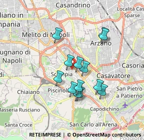 Mappa Gran Sasso - Monte Rosa, 80144 Napoli NA, Italia (1.54846)