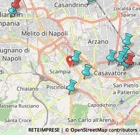 Mappa Gran Sasso - Monte Rosa, 80144 Napoli NA, Italia (2.8725)