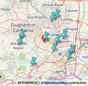 Mappa Gran Sasso - Monte Rosa, 80144 Napoli NA, Italia (3.93727)