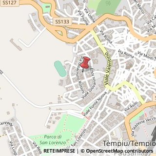 Mappa Via Giuseppe Verdi, 12, 07029 Tempio Pausania, Olbia-Tempio (Sardegna)