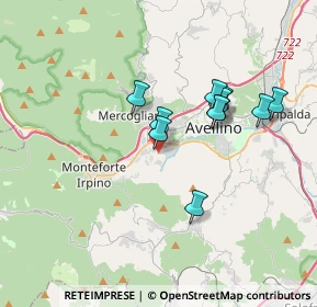 Mappa Via Torone, 83013 Mercogliano AV, Italia (3.21455)