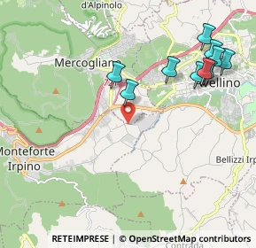 Mappa Via Torone, 83013 Mercogliano AV, Italia (2.61727)