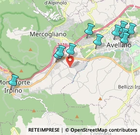 Mappa Via Torone, 83013 Mercogliano AV, Italia (2.6125)