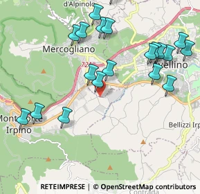 Mappa Via Torone, 83013 Mercogliano AV, Italia (2.4885)