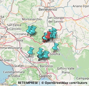 Mappa Via Torone, 83013 Mercogliano AV, Italia (9.242)
